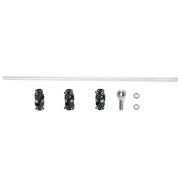 Steering Box Black U Joint 36" Steel Steering Shaft + 3/4" Support Bearing GM