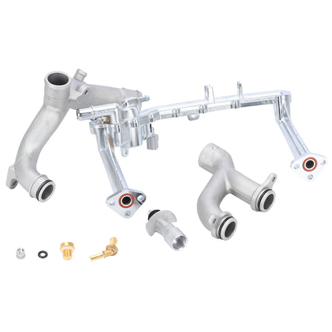 Upgraded Aluminum Coolant Water Pipe System Kit For Jaguar XE XF XJ F-Type 3.0 LR109401, LR041788, LR075991, LR087558, LR049990 WPP11