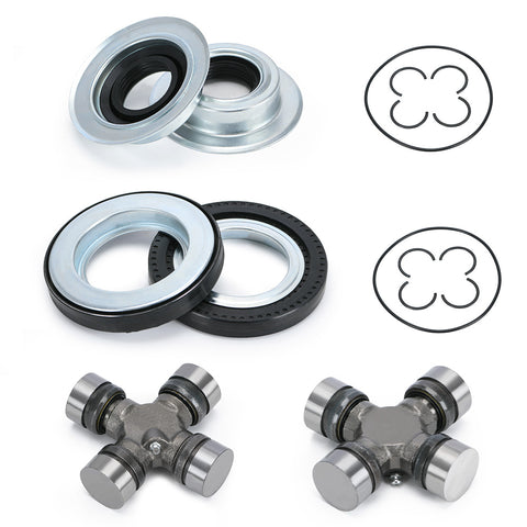 Front Axle Seal And Greaseable U Joint Kit For 05-14 Ford F250 F350 Super Duty 2017426 2014835 54983 25-332X SPL55-3X SKU#FDP07