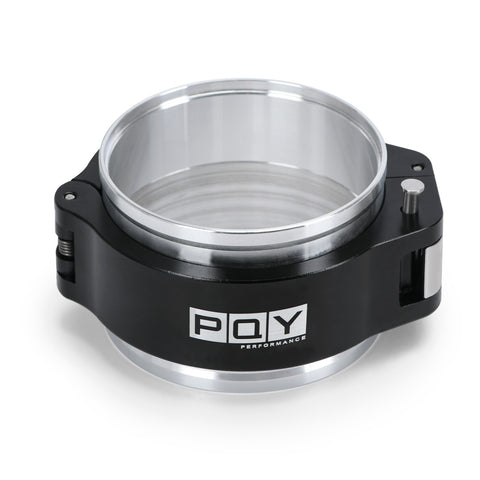 Pinless Hanger Type HD V-Band Clamp + Flange System Assembly For 3" 76mm Radiator Hose Turbo Dump Pipe VCE14BK-QY