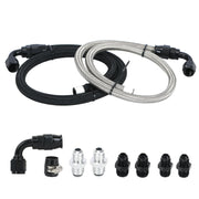25in 6AN Power Steering Hose Kit For LS Swap Chevy C10, Connects GM Type II Power Steering Pump
