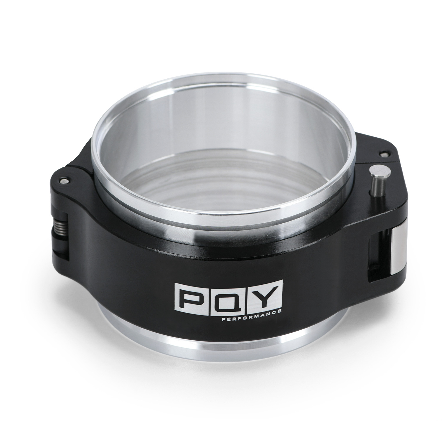 Pinless Hanger Type HD V-Band Clamp + Flange System Assembly For 2.5" 76mm Radiator Hose Turbo Dump Pipe VCE12BK-QY