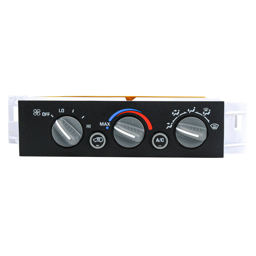 9378815 15-72548 599-007 AC Heater Control Panel Climate Control Module Switch Without Rear Window Defogger for 1996-1999 Chevy Truck GMC C1500 C2500 C3500 K1500 K2500 K3500 Tru...
