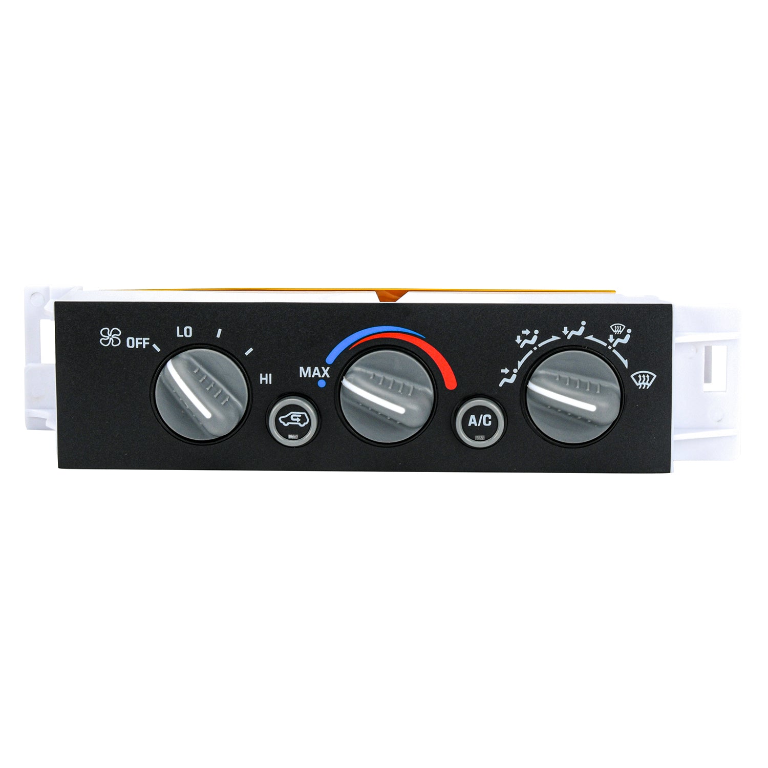 9378815 15-72548 599-007 AC Heater Control Panel Climate Control Module Switch Without Rear Window Defogger for 1996-1999 Chevy Truck GMC C1500 C2500 C3500 K1500 K2500 K3500 Tru...