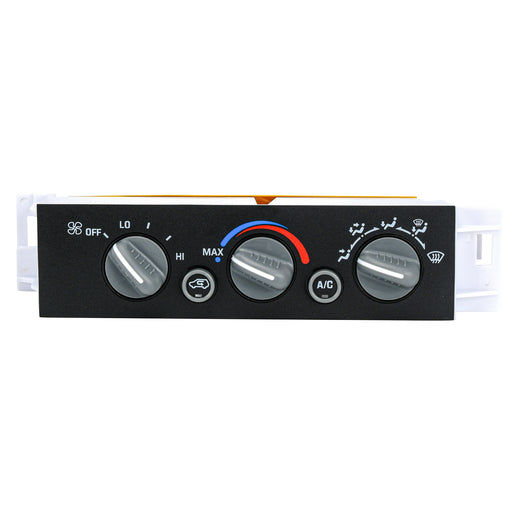 9378815 15-72548 599-007 AC Heater Control Panel Climate Control Module Switch Without Rear Window Defogger for 1996-1999 Chevy Truck GMC C1500 C2500 C3500 K1500 K2500 K3500 Tru...