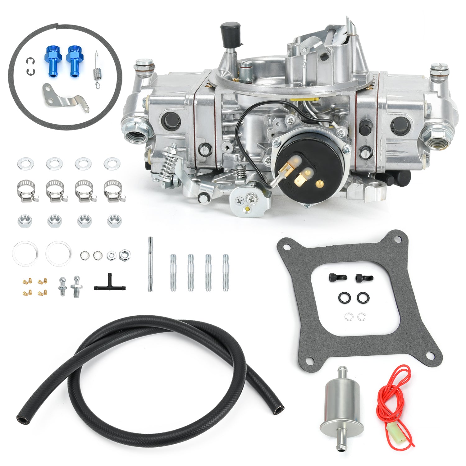 4 Barrel For 650 CFM Brawler Double-Pumper Carburetor Electric Choke BR-67255 OE#CBR08