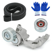 Engine Serpentine Belt Drive Kit with Tensioner & Idler For Toyota Camry 12-17, RAV4 06-12, Highlander 08-16, Sienna 11-16, Venza 09-15 & Lexus ES350 13-18, IS250 06-10, RX350 C...
