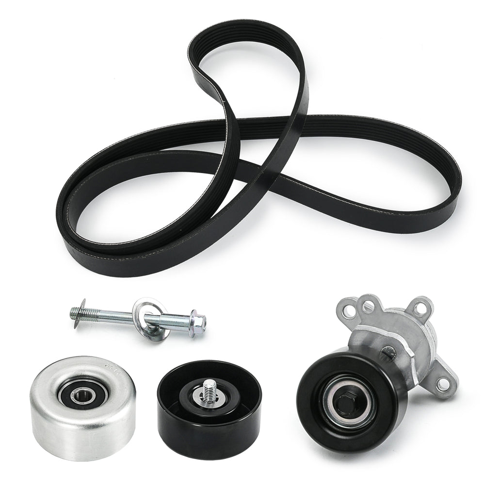 Serpentine Drive Belt Tensioner Component Kit 90K-39155 for Nissan Altima 2007 2008 2009 2010 2011 2012 for Nissan Maxima 2009-2015 for Nissan Murano 2009 2010 2011 2012 2013 20...