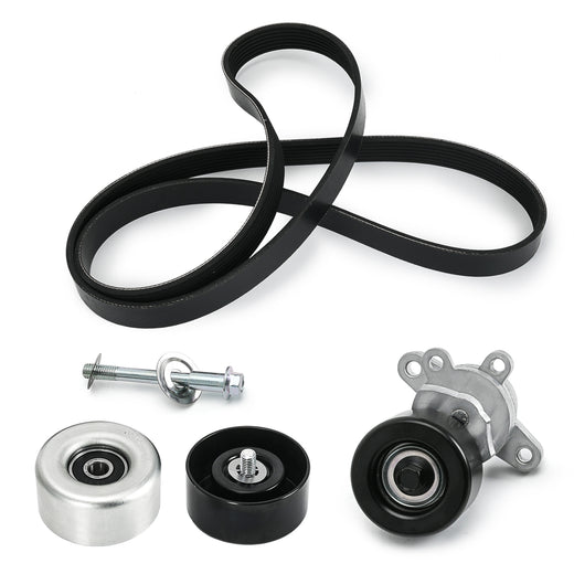 Serpentine Drive Belt Tensioner Component Kit 90K-39155 for Nissan Altima 2007 2008 2009 2010 2011 2012 for Nissan Maxima 2009-2015 for Nissan Murano 2009 2010 2011 2012 2013 20...