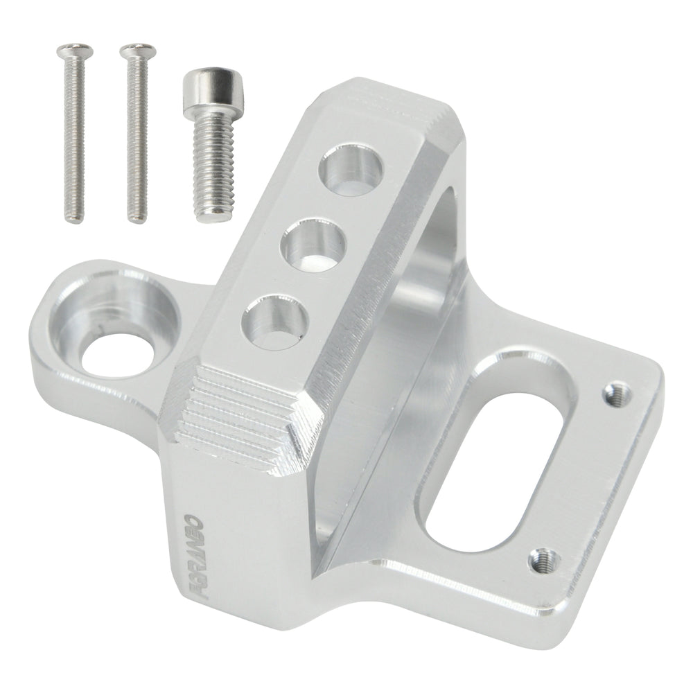 Solenoid Valve Mount Holder Bracket 3 Port For Mac AEM Boost Controller Universal CNC Billet Aluminum Bracket Mount Boost Solenoid Mount Black Boost Control Solenoid EMK33BK