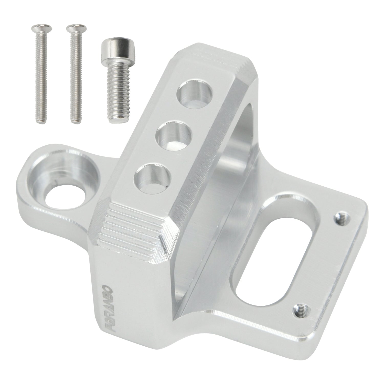 Solenoid Valve Mount Holder Bracket 3 Port For Mac AEM Boost Controller Universal CNC Billet Aluminum Bracket Mount Boost Solenoid Mount Black Boost Control Solenoid EMK33BK
