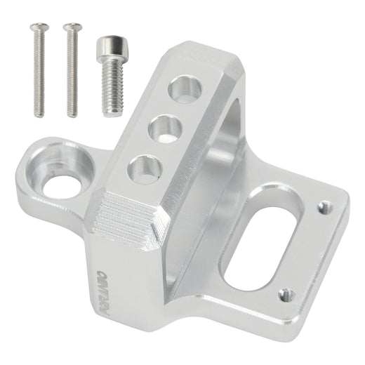 Solenoid Valve Mount Holder Bracket 3 Port For Mac AEM Boost Controller Universal CNC Billet Aluminum Bracket Mount Boost Solenoid Mount Black Boost Control Solenoid EMK33BK