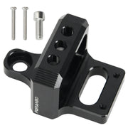 Solenoid Valve Mount Holder Bracket 3 Port For Mac AEM Boost Controller Universal CNC Billet Aluminum Bracket Mount Boost Solenoid Mount Black Boost Control Solenoid EMK33BK