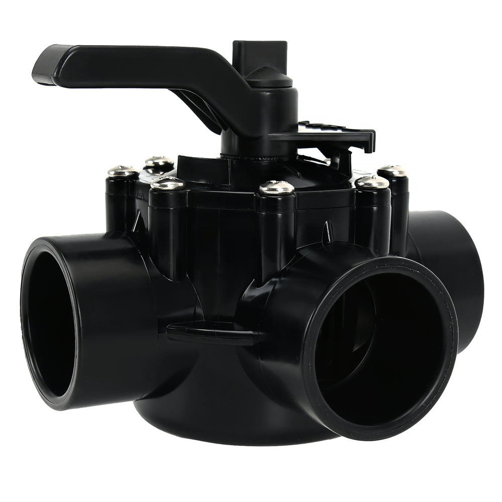 1.5 Inch 3 Way Diverter Valve for Pool or Spa System, 1-1/2 to 2-Inch, Replacement for Jandy 4715 Positive Seal NeverLube Valve SKU#CAP46