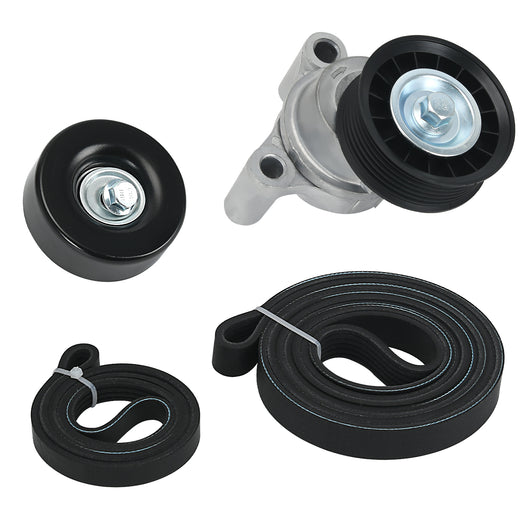 39083 Drive Belt Tensioner Pulley Assembly Kit Fit for Chevy Silverado 1500 Avalanche Tahoe 2009-2013, Fit for GMC Sierra 1500 Yukon 2010-1013, Fit for Hummer H2 H3 2009, 6.2L/6...
