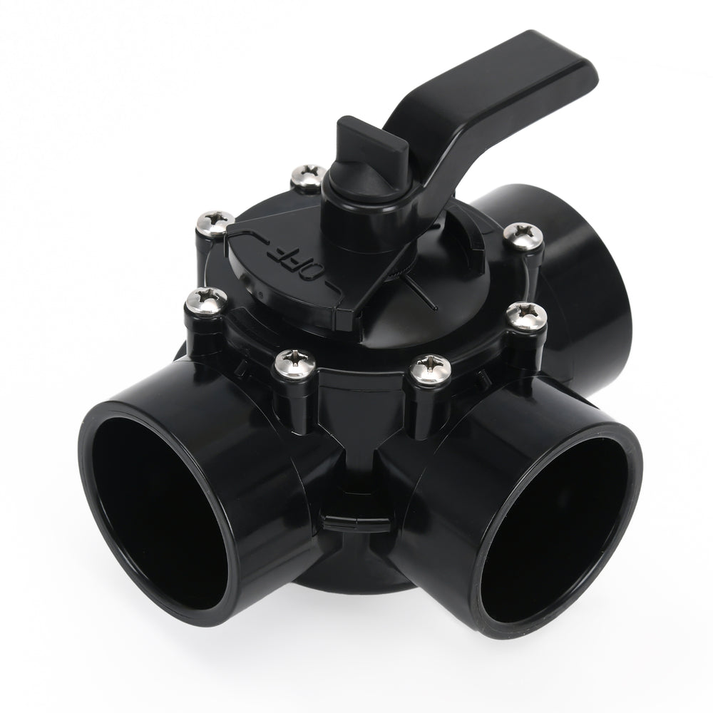 2 Inch 3 Way Positive Non-Lube Diverter Valve Replacement for Jandy 4717 Valve, Used for Pools and Spas SKU#CAP45