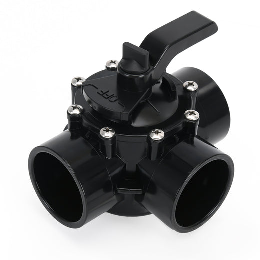 2 Inch 3 Way Positive Non-Lube Diverter Valve Replacement for Jandy 4717 Valve, Used for Pools and Spas SKU#CAP45