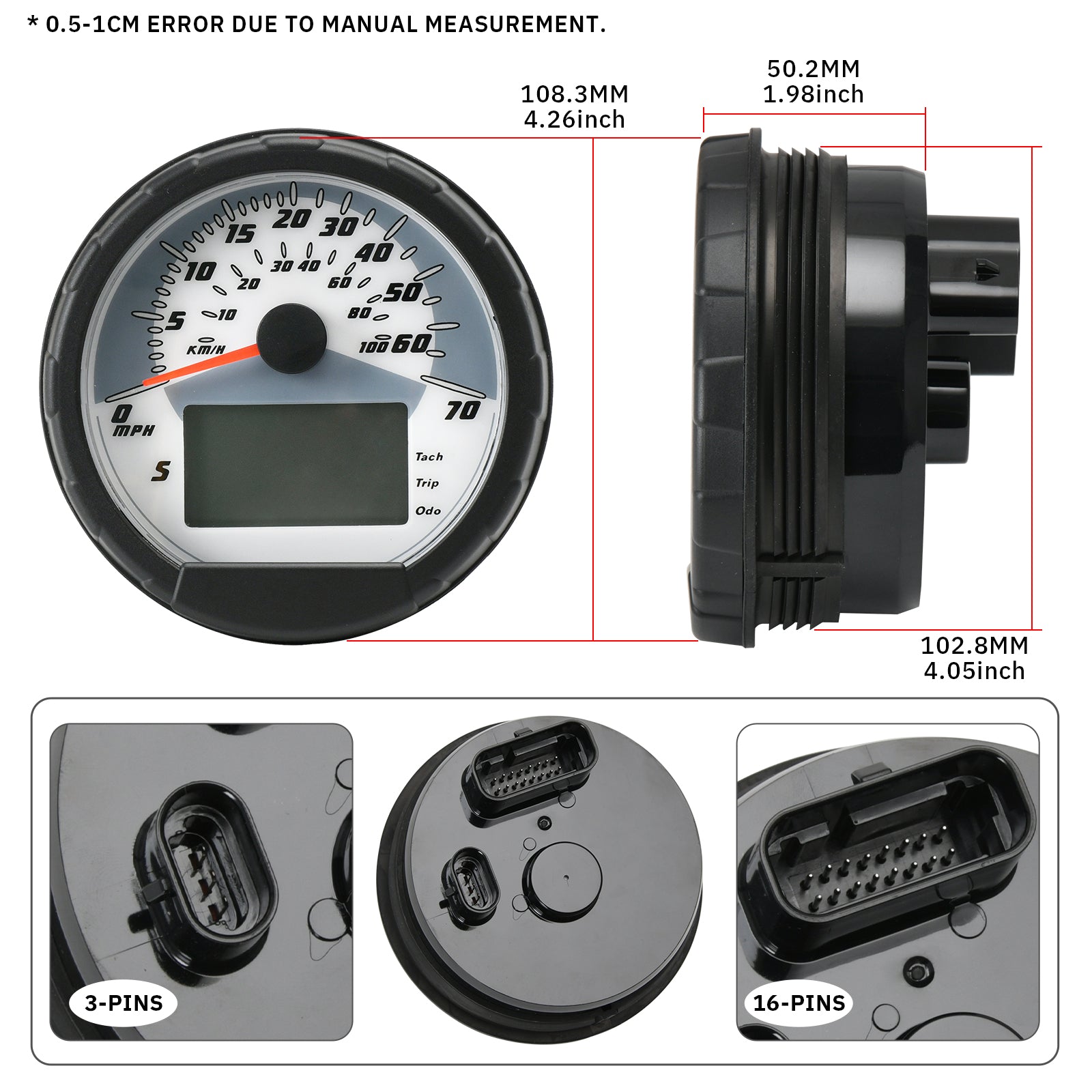 3280528 Speedometer Cluster Assembly Replacement for 2004-2008 Polaris Sportsman 400 500 700 800# 3280431 3280482 SKU#YBP02