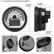 3280528 Speedometer Cluster Assembly Replacement for 2004-2008 Polaris Sportsman 400 500 700 800# 3280431 3280482 SKU#YBP02