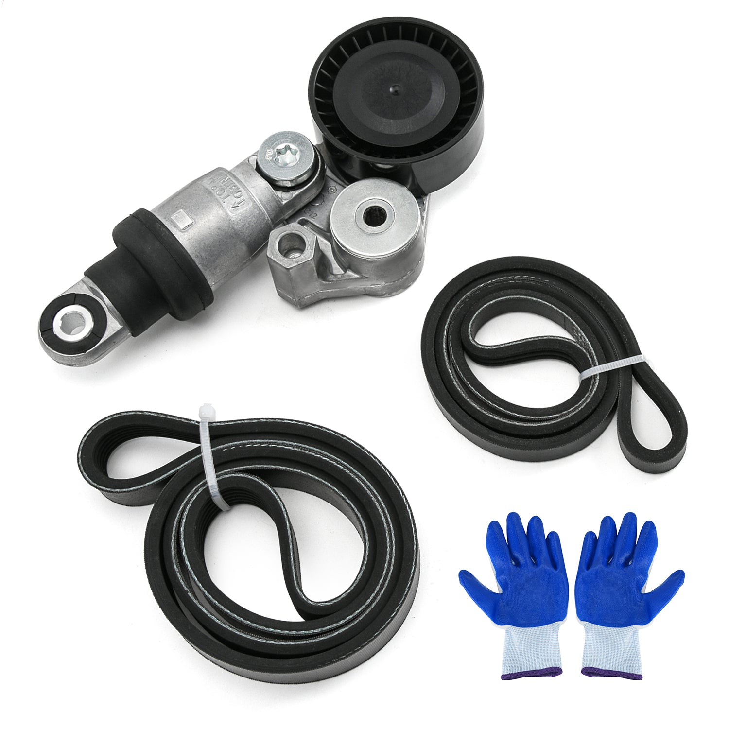 Serpentine Belt Drive Component Kit For Mazda 3/6/CX-3/CX-5/CX-9/MX-5 Miata,2012-2021,2.0L,2.3L,2.5L,OE 90K-39390 K060380 6PK965 6K380 4060380 5060380 39390 49858 89710 999630 9...