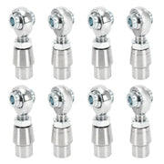 8pcs 5/8''-18 Heim Joint Rod End with Spacer,Tube Adapters & Jam Nuts 0.625” Chromoly Joints Heat Treated SKU#CAB05-W8