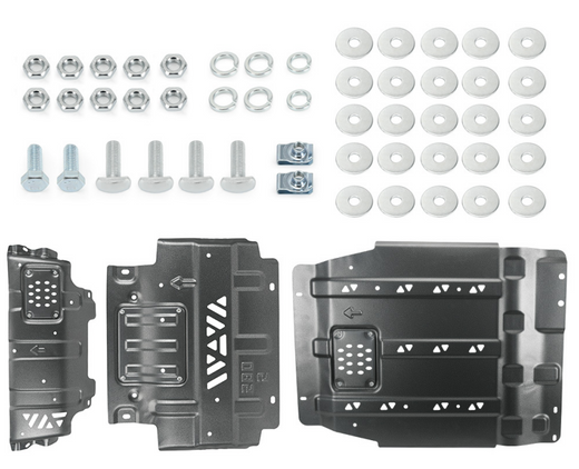Full Skid Plate for Ford F150 2015-2022 | Heavy-Duty Complete Underbody with Engine Front, Drivetrain Center & Rear Axle Protection – Reinforced Guards, Rustproof Defense