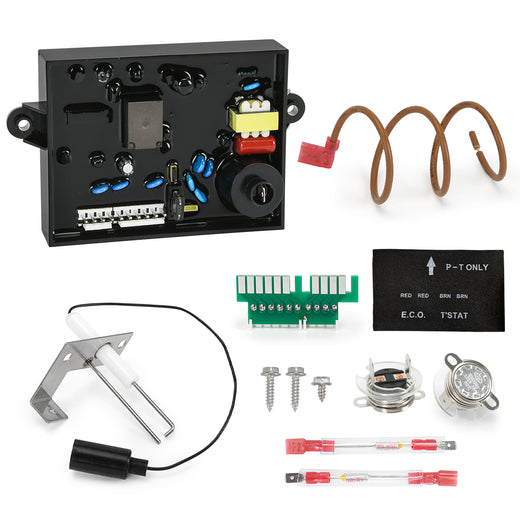 91365 RV Water Heater Circuit Board, 91447 Thermal Cut Off & Thermostat Kit, 93868 Spark Probe Igniter Electrode, 3 in 1 Value RV Water Heater Replacement Parts Spare Kit for At...