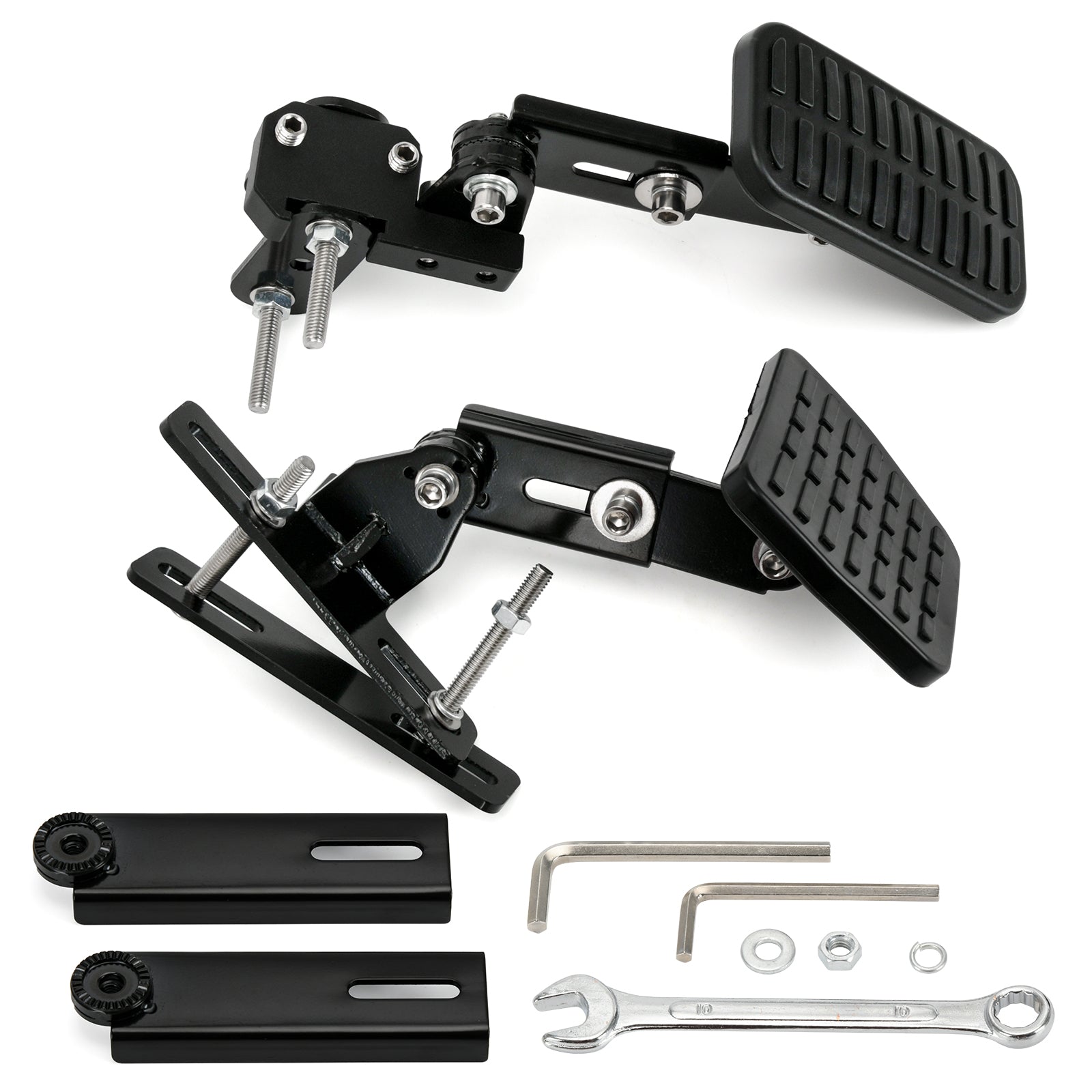 Adjustable Length and Angle Auto Vehicles Brake and Accelerator Pedals