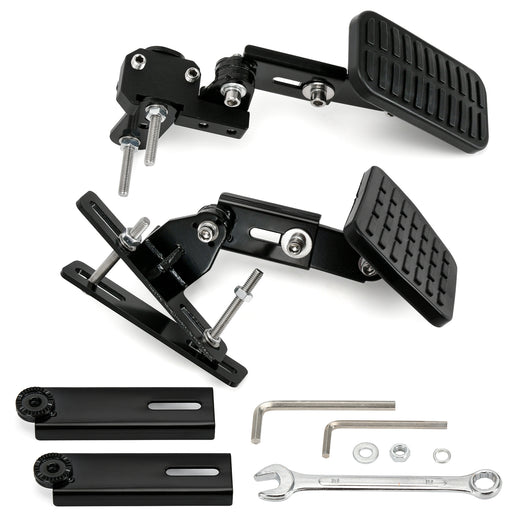 Adjustable Length and Angle Auto Vehicles Brake and Accelerator Pedals