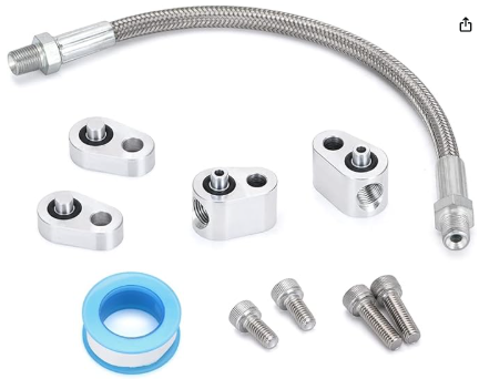 Aluminum alloy LS Throttle Cylinder Body Bypass Hose Kit Coolant Crossover LS1 Engine Steam P EMR04-X