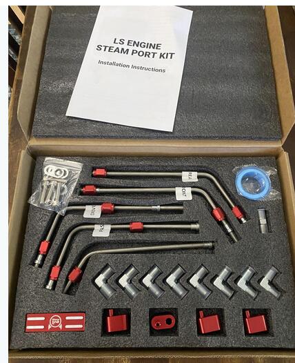 LS Stainless Coolant Crossover Steam Vent + Gasket LS1, LS2, LS3, LS6, LS7, LS9