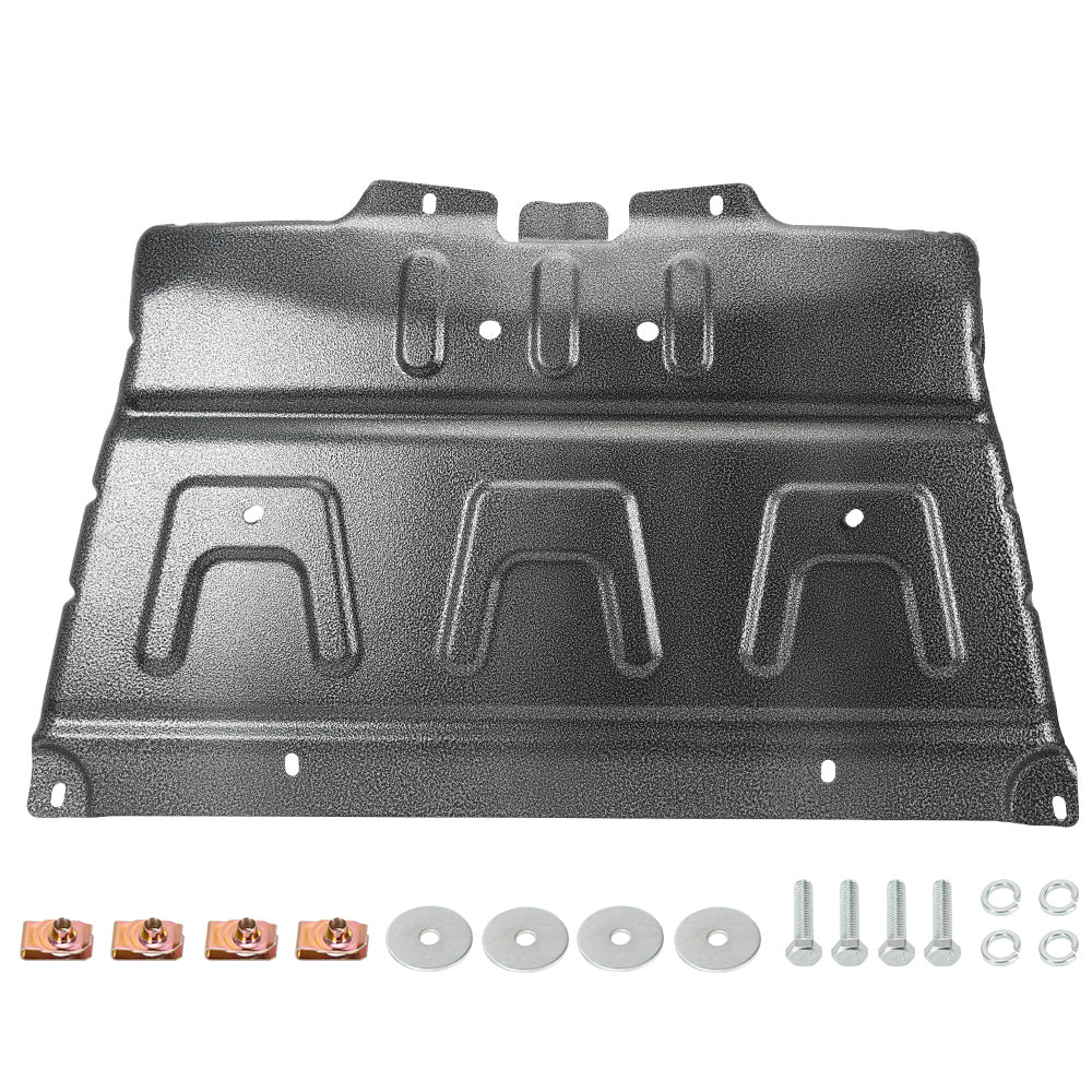 Manganese Steel Splash Panel Shield Under Diaper Gas Motor Compatible with 15-20 Ford F150 with Gasoline Engine, Underbody Panel Not Fit Raptor Model/3.0L Diesel ML3Z-7222-D SKU...