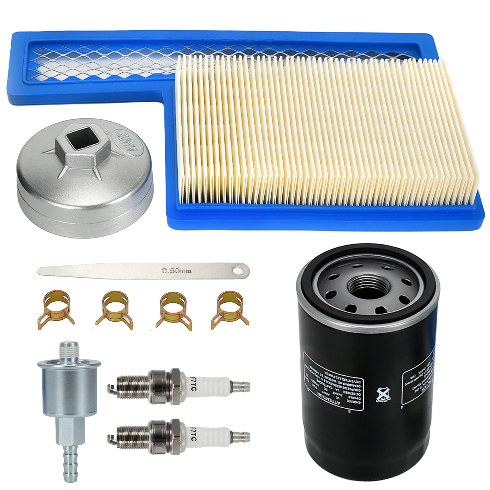 Tune Up Kit For Onan RV QG 5500 7000 Generator Marquis Gold Platinum EF/HGJAA/HGJAB/HGJA, with Parts 149-2341 Fuel Filter,140-3116 Air Filter,122-0836 Oil Filter&Wrench,167-1638...