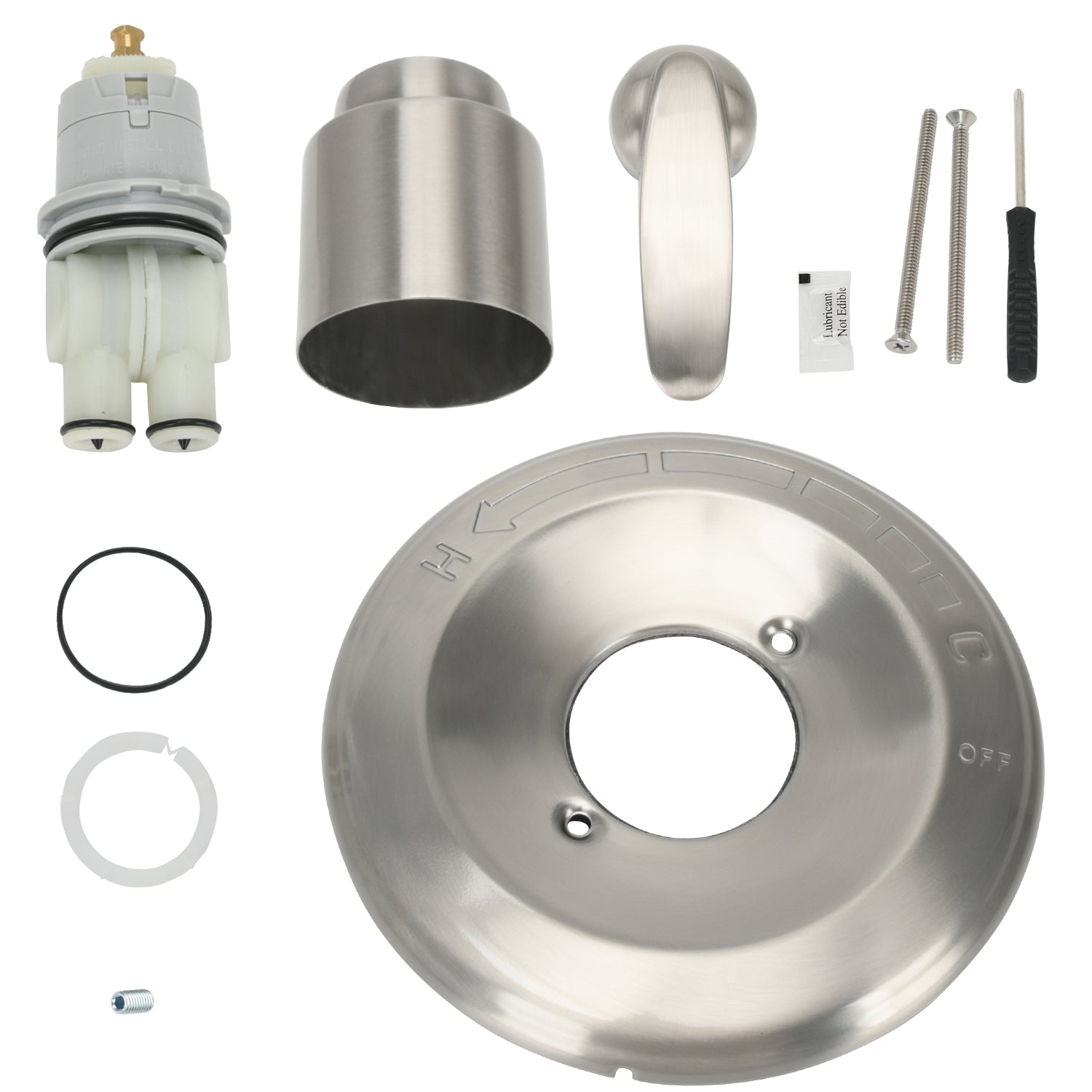 Replacement for Delta Classic series 13 single-function molding kit, T13010 shower handle, compatible with Delta R10000 series shower valve (cartridge included)