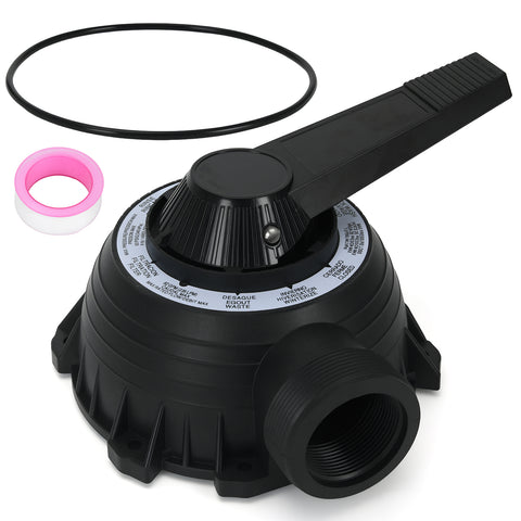 77704-0104 Plug and Cover Assembly, Compatible with Sta-Rite WC112-148/A MultiPort 1-1/2-Inch Valve-Plug and Cover Kit for Pool SKU#CAP58