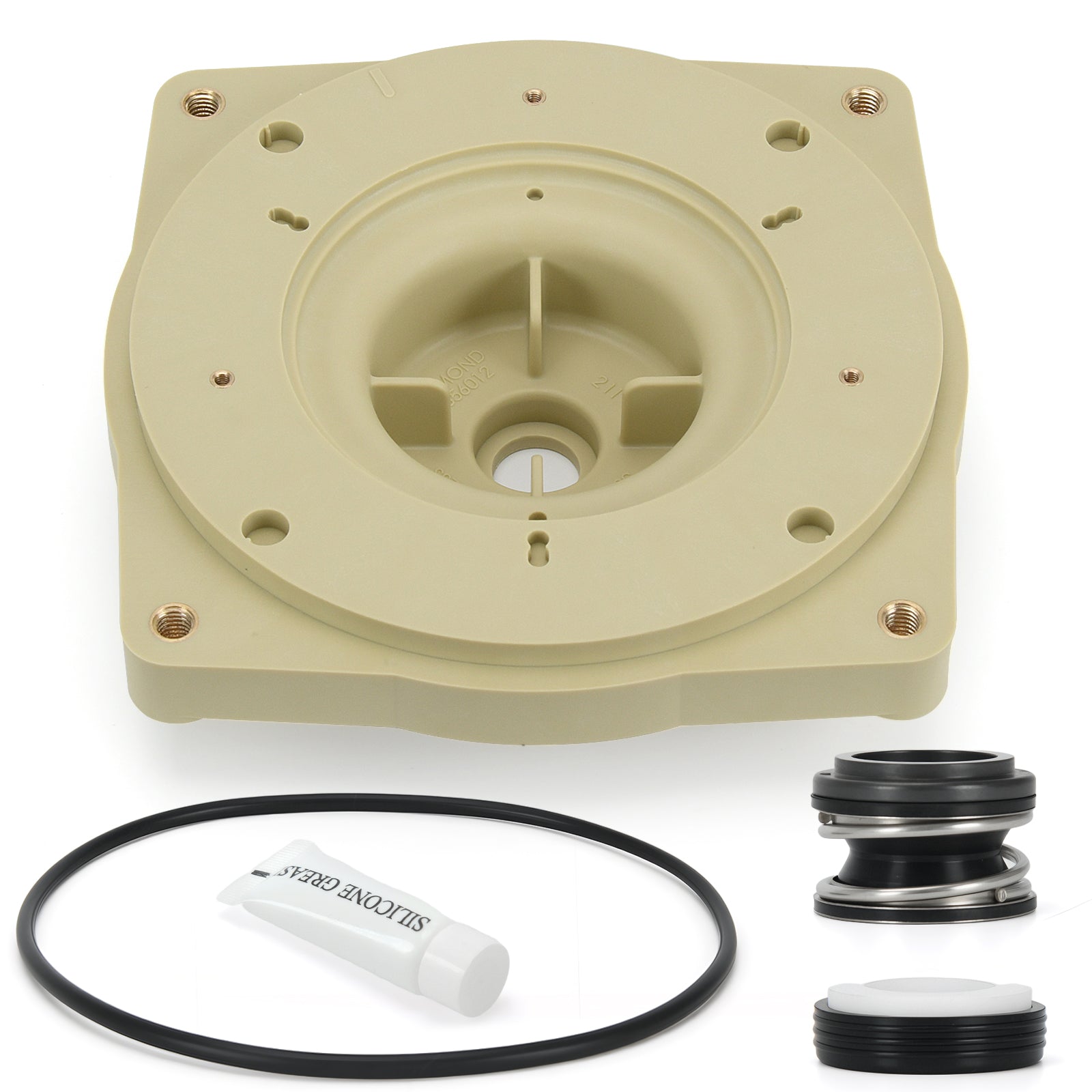 356012 Seal Plate, Almond Mounting Plate for Pentair SuperFlo Pool Inground Pump, for Pentair Pinnacle High Flow Pump, for Pentair Sta-Rite Supermax Pump #Replace 356012, PAC-10...
