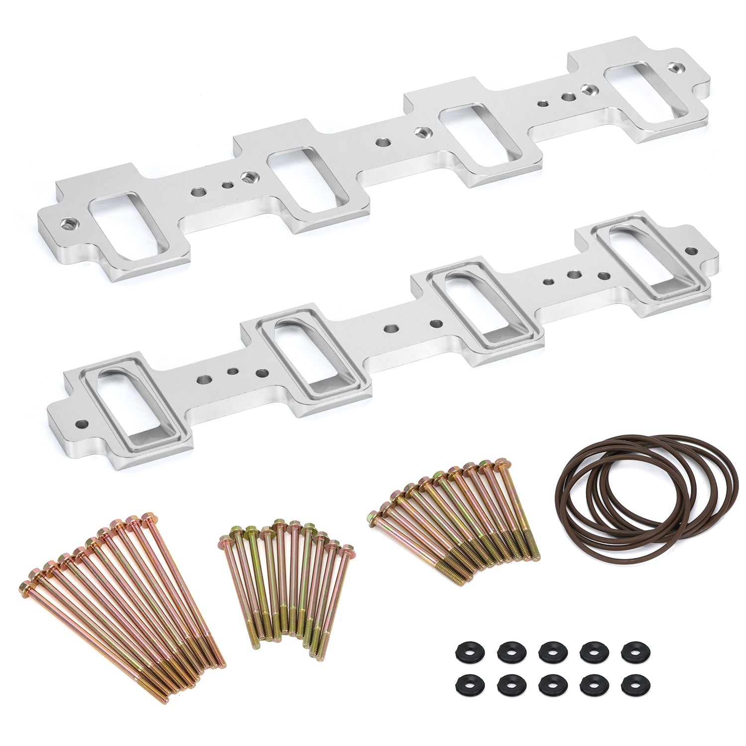 LS1 Cathedral Port Cylinder Head to LS3 LSA ZL1 CTS-V Supercharger Adapters Rectangle LSX 551316