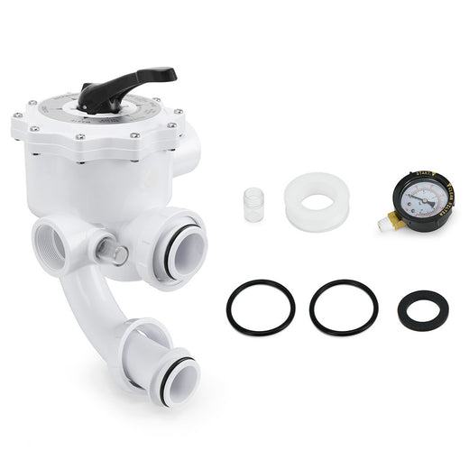 261055 Multiport Valve Replacement for Triton and Quad Pool and Spa Side Mound D.E. and Sand Filters 2 Inch Threaded 7 1/2 Inch Centerline Rebuild Kit SKU#CAP43