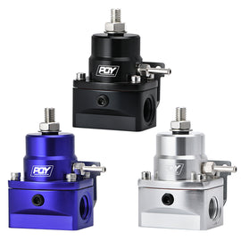 Adjustable Efi Fuel Pressure Regulator Bypass w/ Gauge w/ 6AN 8AN Fittings