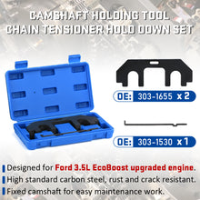 Load image into Gallery viewer, Camshaft Holding Tool and Chain Tensioner Hold Down Tool Set 303-1655/ 303-1530