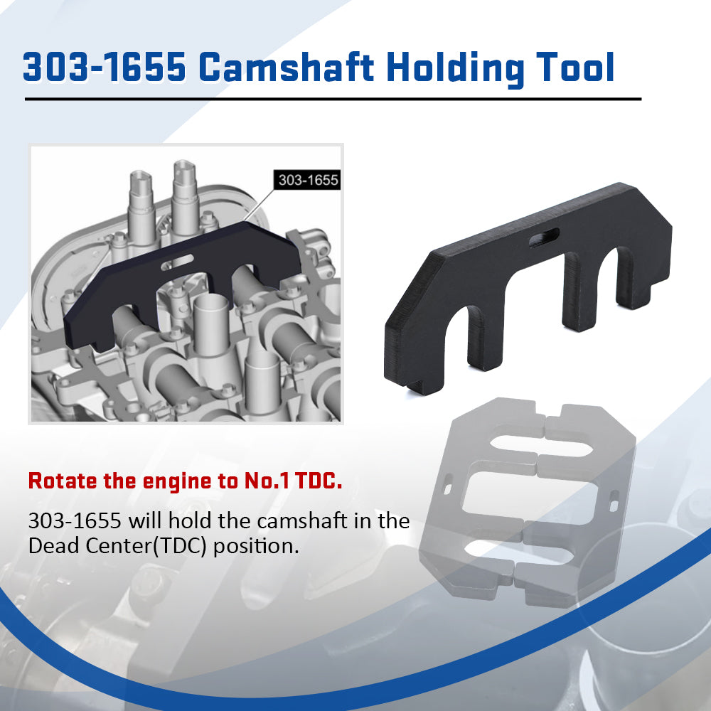 Camshaft Holding Tool and Chain Tensioner Hold Down Tool Set 303-1655/ 303-1530