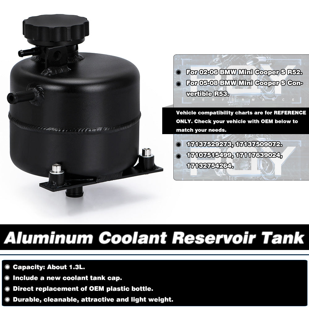 Coolant Water Overflow Reservoir Tank