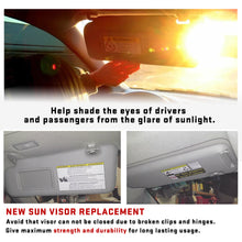 Load image into Gallery viewer, Sun Visor 1 Pair Left Driver &amp; Right Passenger Side