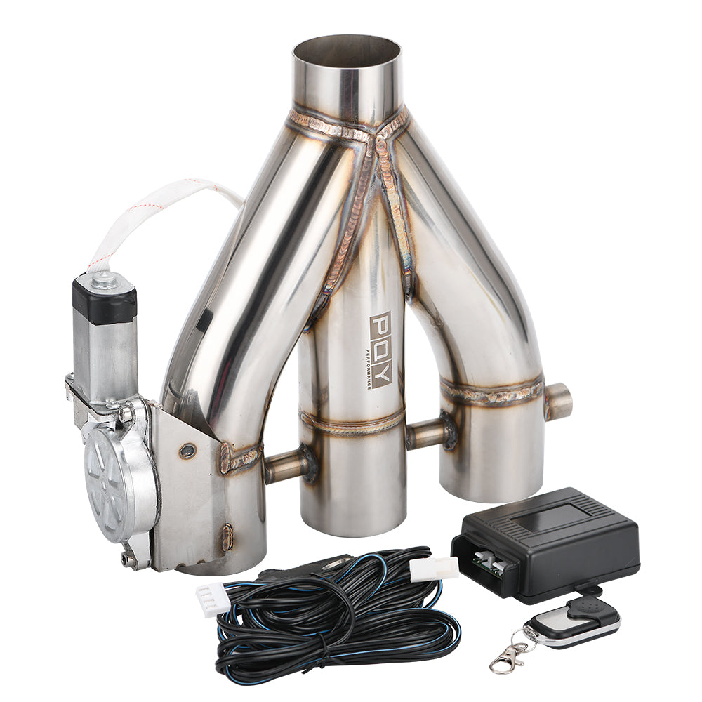 EVIL ENERGY 3 Electric Exhaust Cutout Dual Flaps Valve Kit with Remote Controller EVIL ENERGY 3 Electric Exhaust Cutout Dual Flaps Valve Kit with Remote Controller