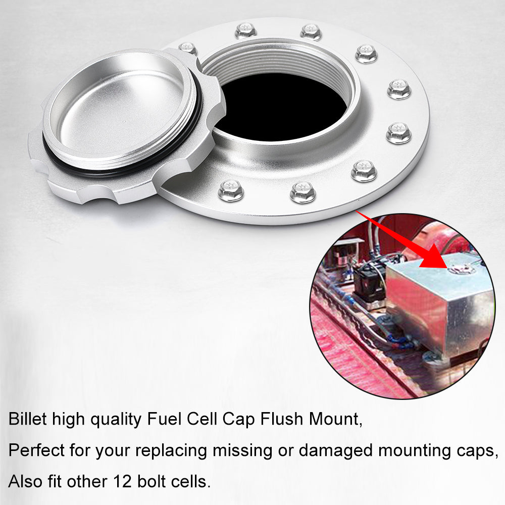 Fuel Cell Gas Cap With 12 Hole Cell Bung w/ Gasket