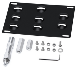 PQY License Plate Mount Bracket Holder For 11-on BMW F-Series F30 F31 F10 F11 F07 F25 F55 F56 F15