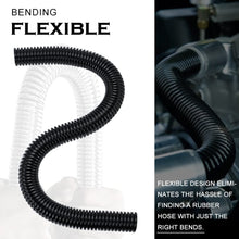 Load image into Gallery viewer, Universal 24&quot; 36&quot; 48&quot; Stainless Steel Radiator Flexible Coolant Water Hose Kit With 4pcs Clamp 1.25&quot; 1.5&quot; 1.75&quot;