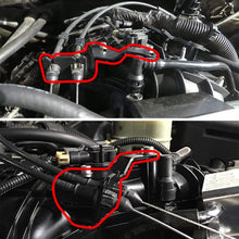 Load image into Gallery viewer, Intake Manifold Throttle Cable Bracket Black w/ Bolts &amp; Washers