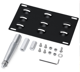 PQY License Plate Mount Bracket Holder For 07-18 Nissan GTR Z34 370z Juke Sentra & 08-16 Mitsubishi Lancer EX