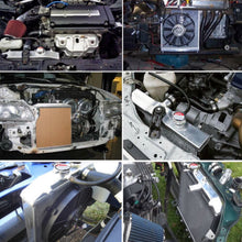 Load image into Gallery viewer, Single PASS 3-ROW 52MM Race Aluminum Radiator For 92-00 Honda